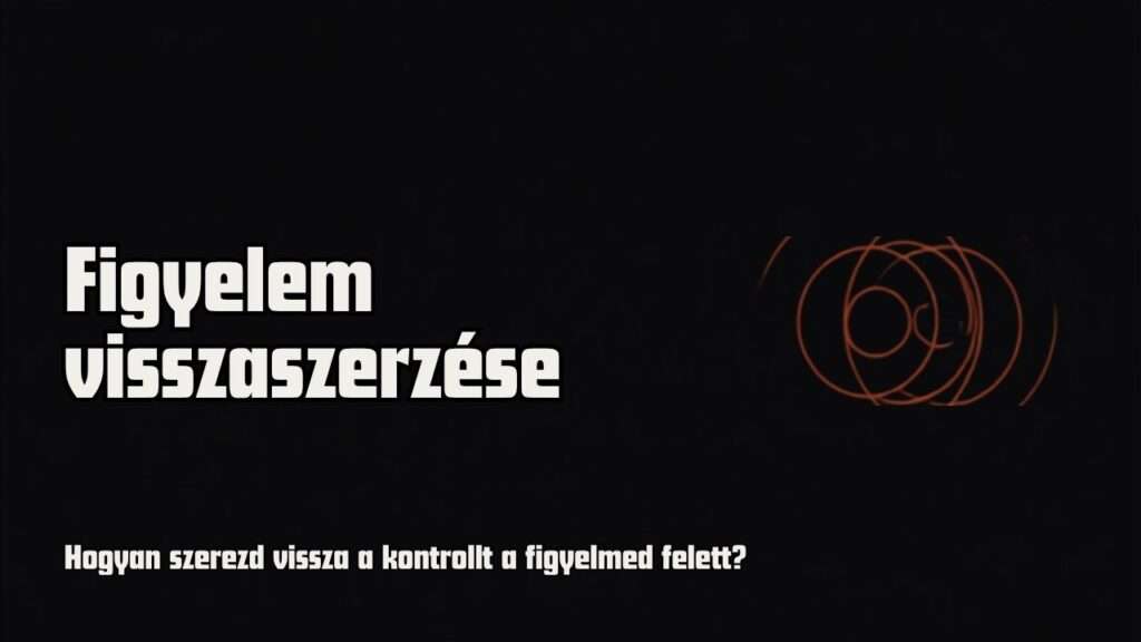 Figyelem visszaszerzése – kiemelt kép a Lélegzetvétel pillérből, terrakotta akcentszínnel.